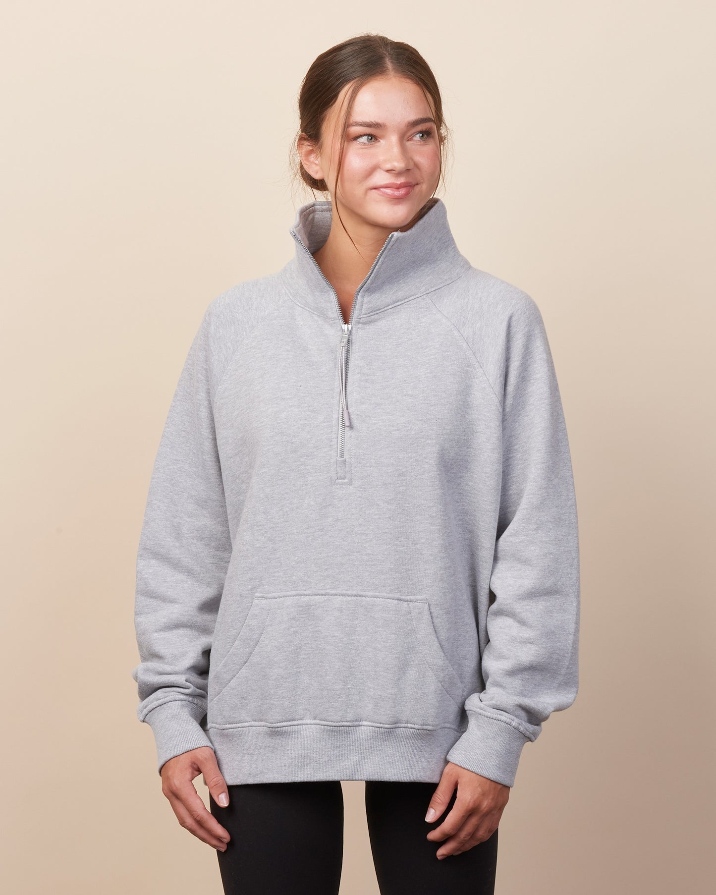 Quarter Zip with Front Pocket