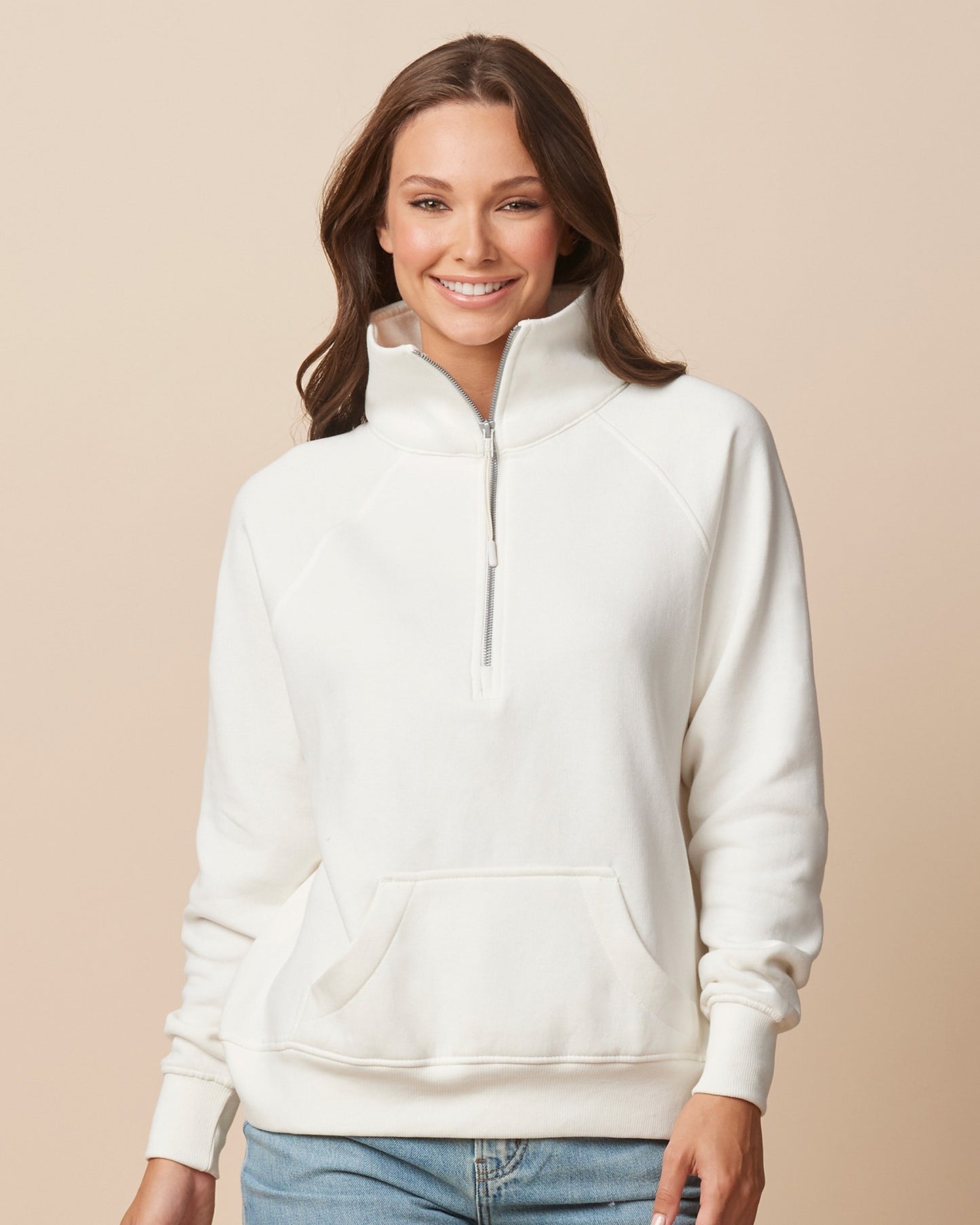 Quarter Zip with Front Pocket