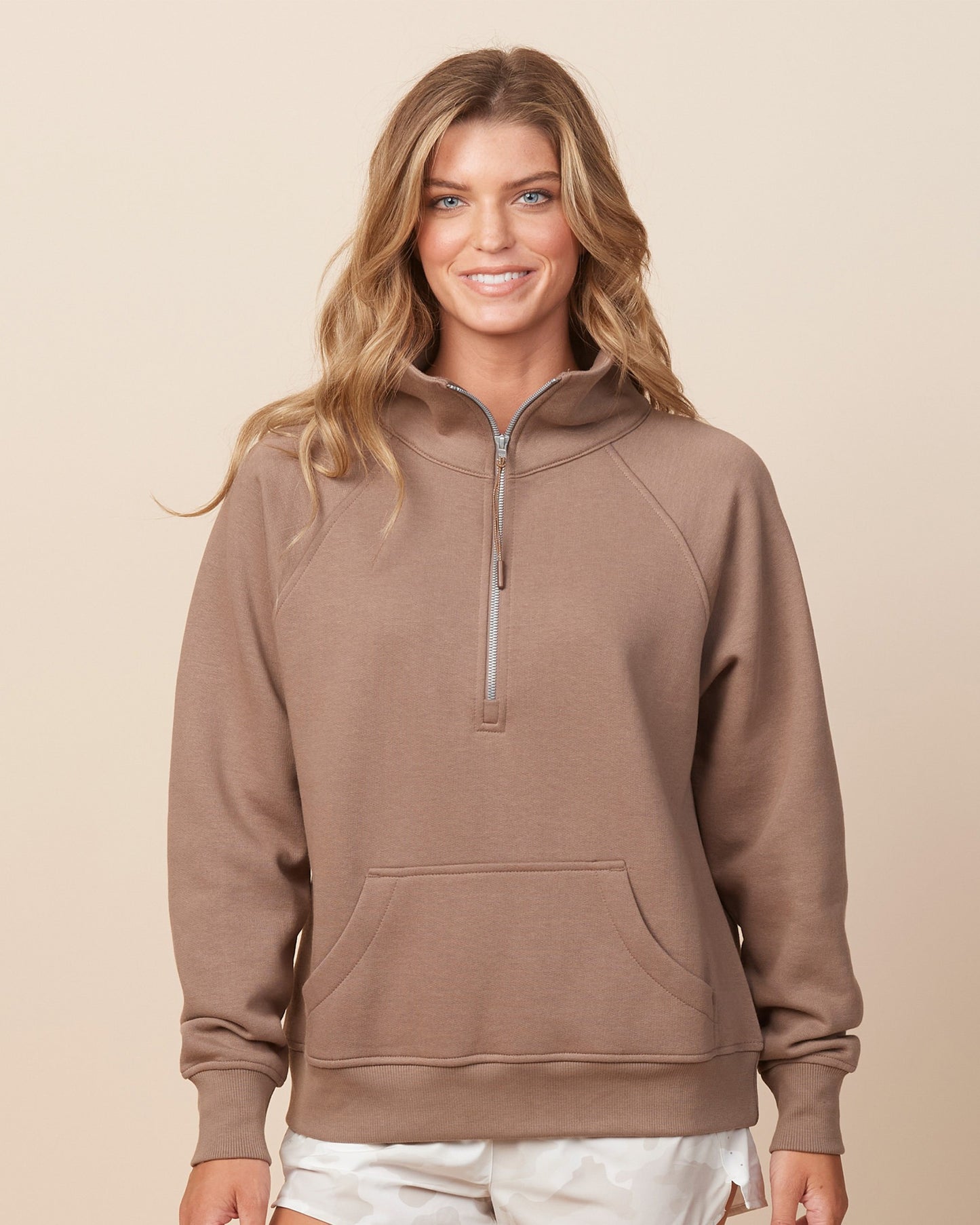 Quarter Zip with Front Pocket