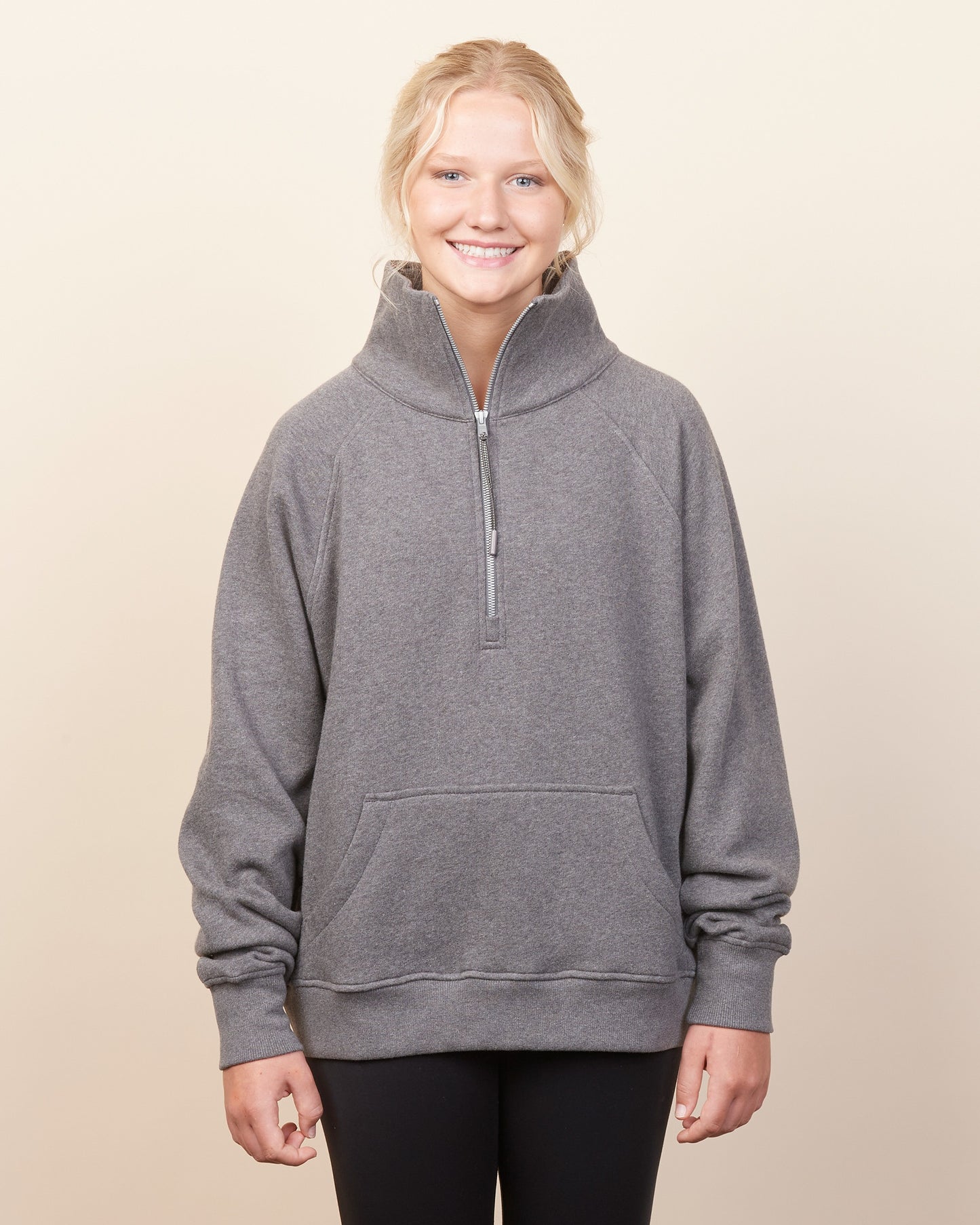 Quarter Zip with Front Pocket