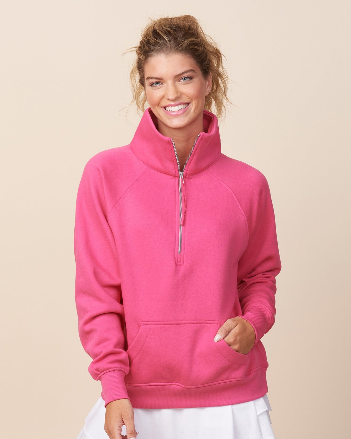 Quarter Zip with Front Pocket