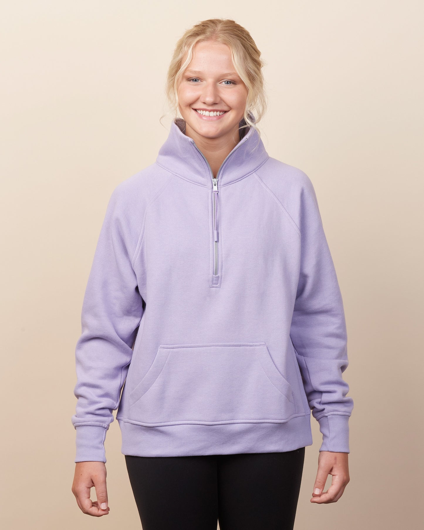 Quarter Zip with Front Pocket