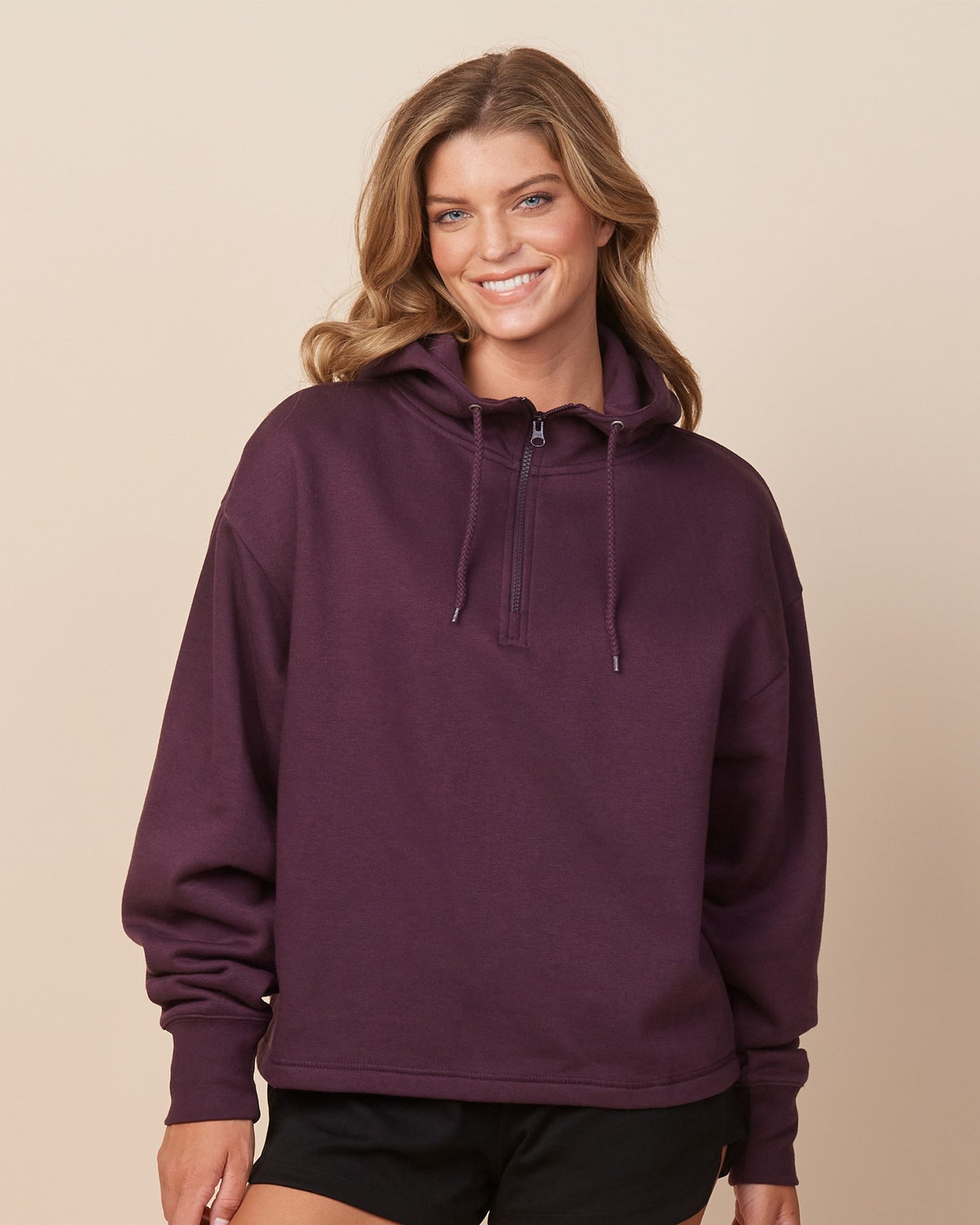 Boxy Quarter Zip
