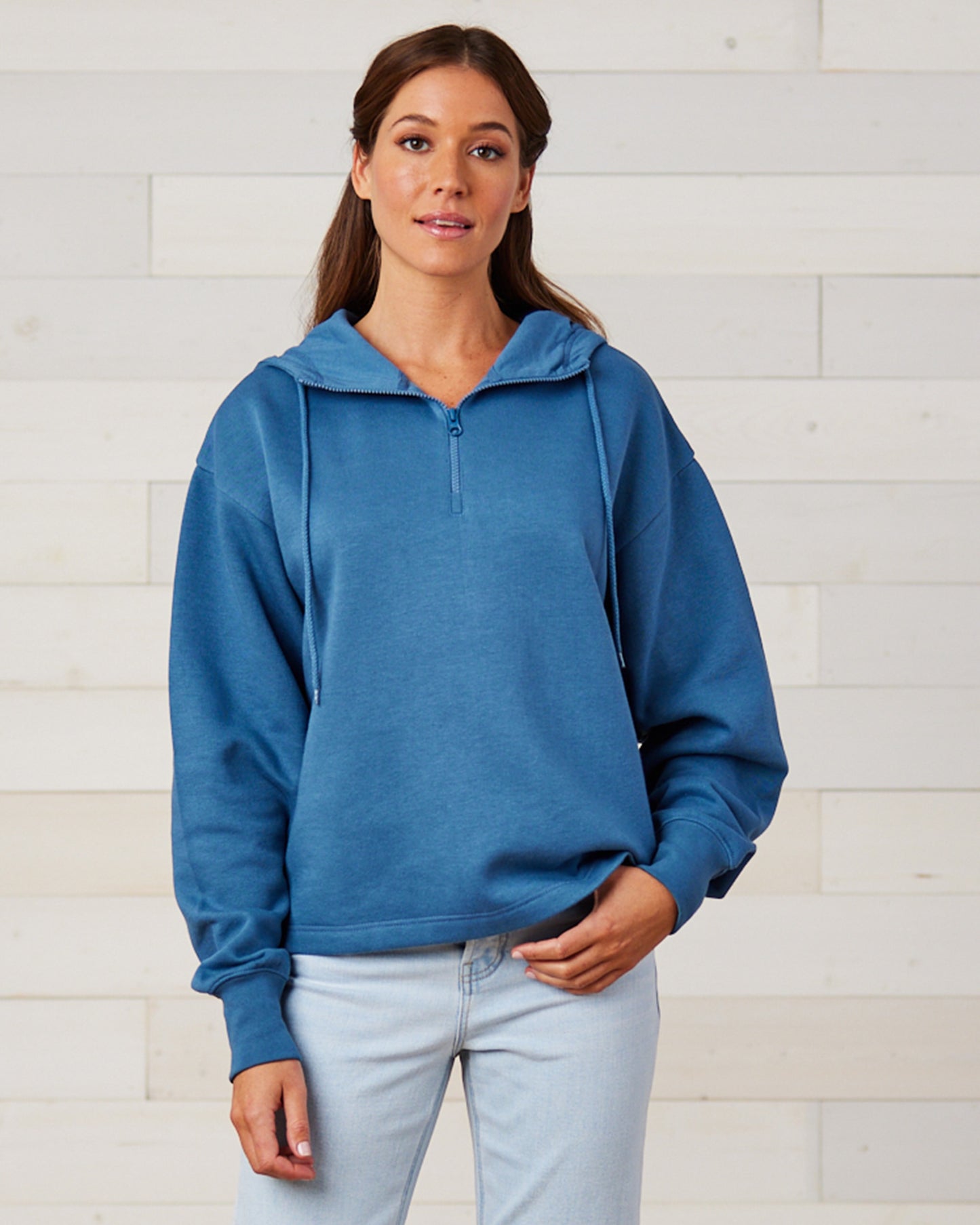Boxy Quarter Zip