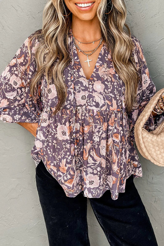 Fall Floral Top