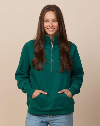 Quarter Zip with Front Pocket