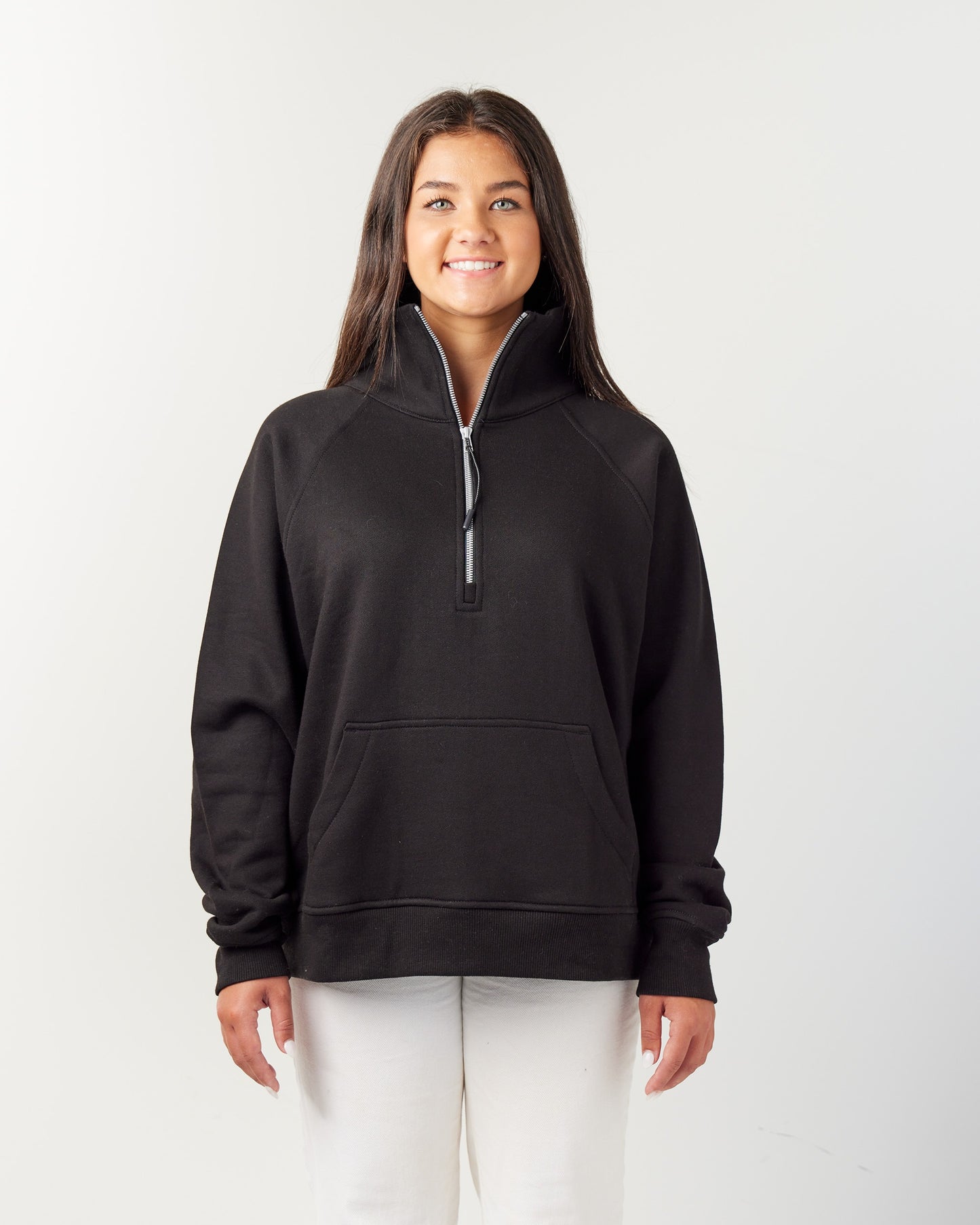 Quarter Zip with Front Pocket