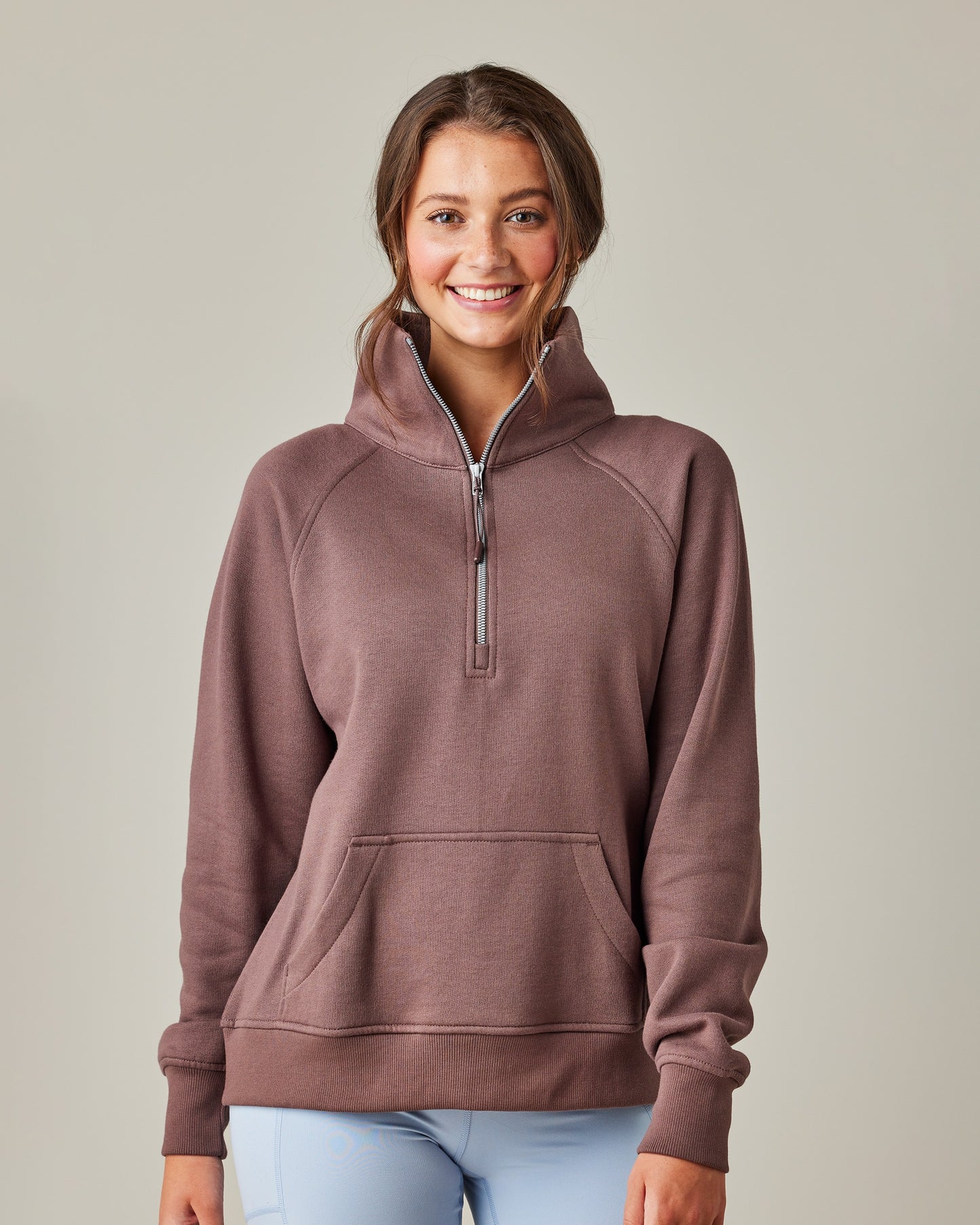 Quarter Zip with Front Pocket