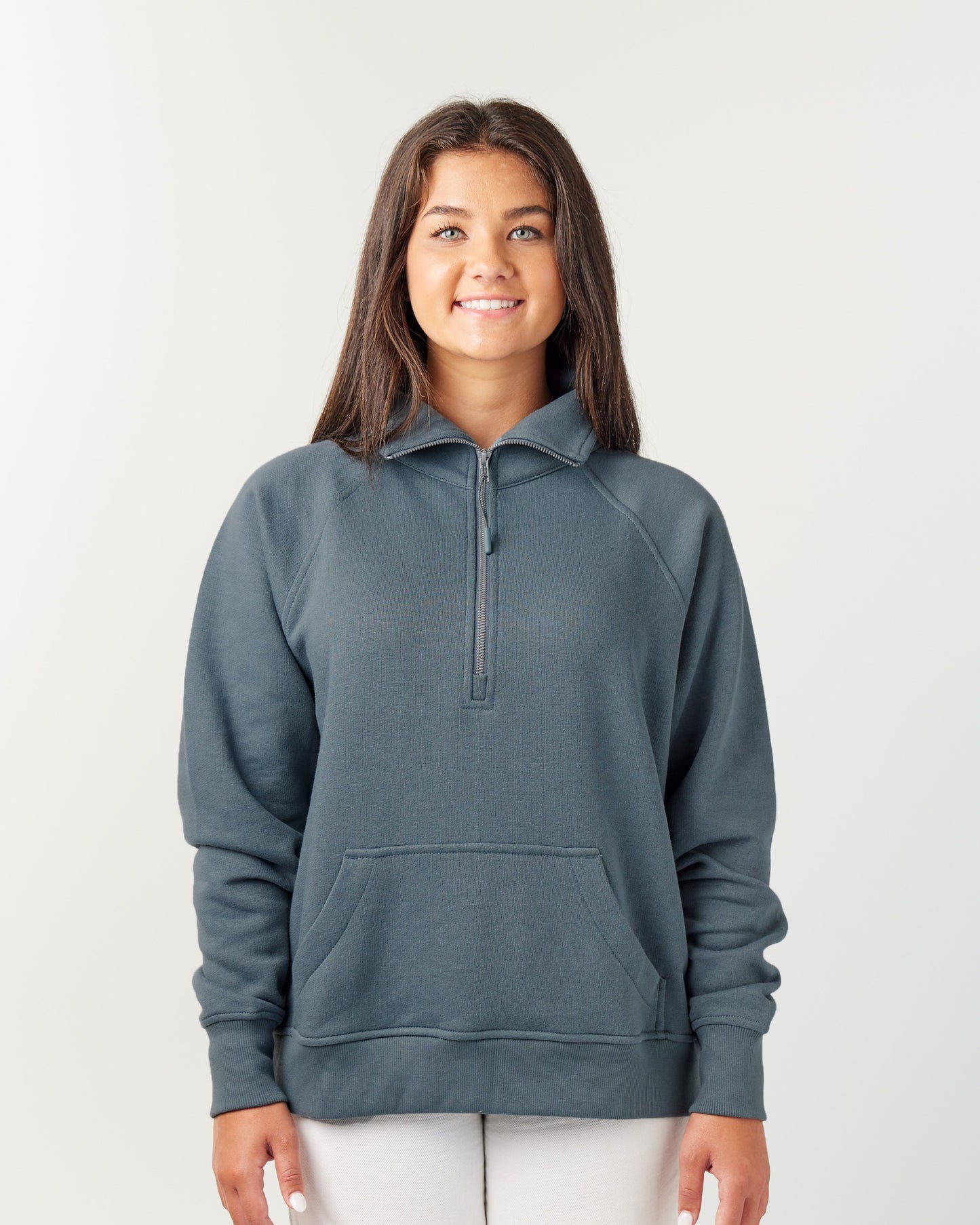 Quarter Zip with Front Pocket