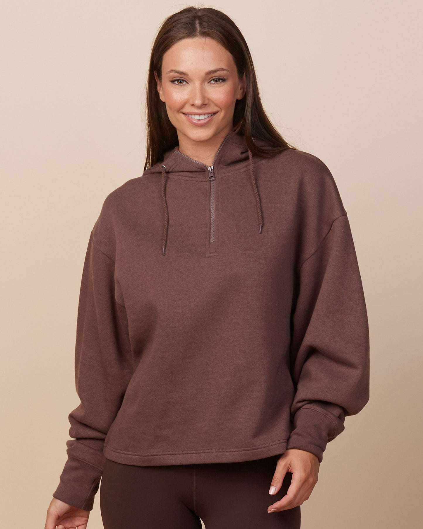Boxy Quarter Zip