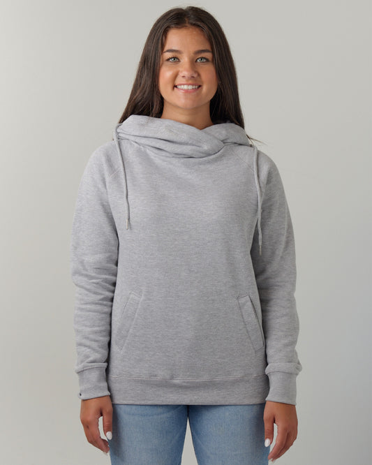 Cowl Neck Sweatshirt with Hood